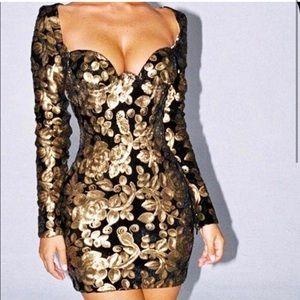 House of CB ‘SILVAJA' dress size L